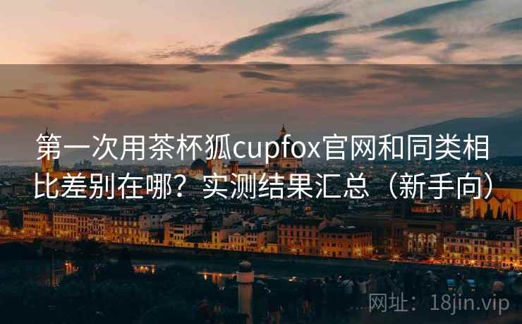 第一次用茶杯狐cupfox官网和同类相比差别在哪？实测结果汇总（新手向）  第1张