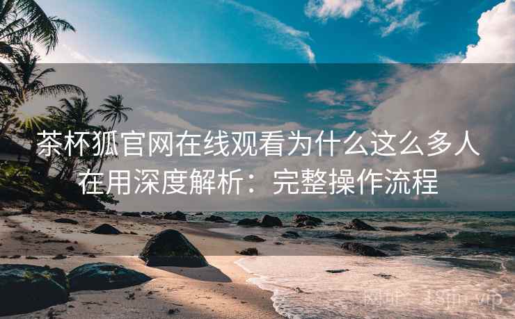 茶杯狐官网在线观看为什么这么多人在用深度解析：完整操作流程  第1张