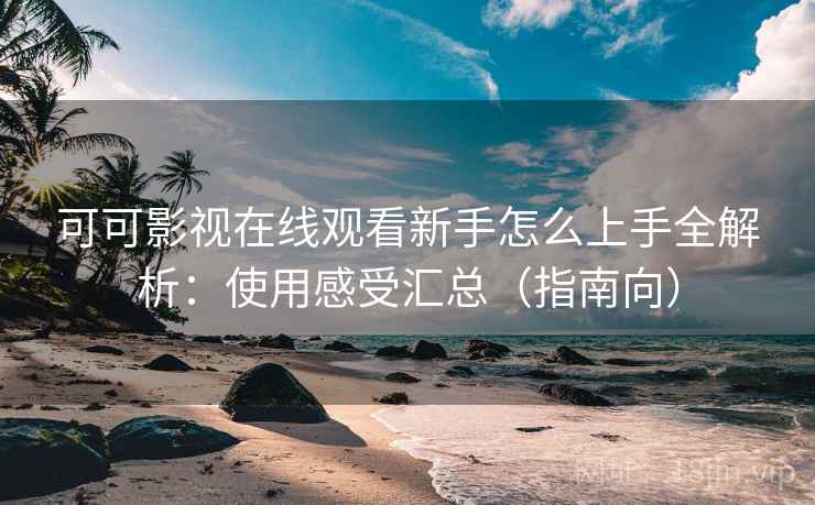可可影视在线观看新手怎么上手全解析：使用感受汇总（指南向）  第1张