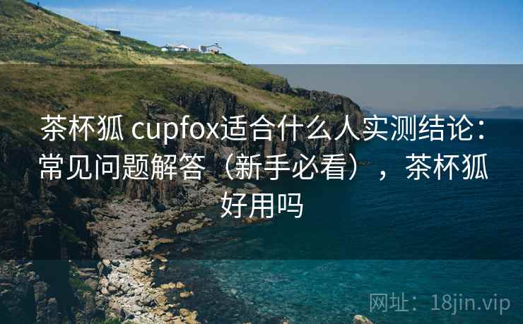 茶杯狐 cupfox适合什么人实测结论：常见问题解答（新手必看），茶杯狐好用吗  第1张