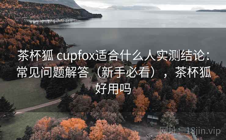 茶杯狐 cupfox适合什么人实测结论：常见问题解答（新手必看），茶杯狐好用吗  第2张