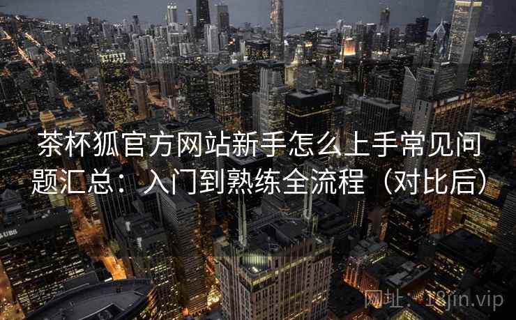 茶杯狐官方网站新手怎么上手常见问题汇总：入门到熟练全流程（对比后）  第2张
