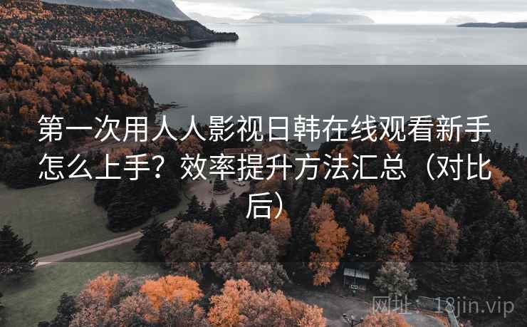 第一次用人人影视日韩在线观看新手怎么上手？效率提升方法汇总（对比后）  第1张
