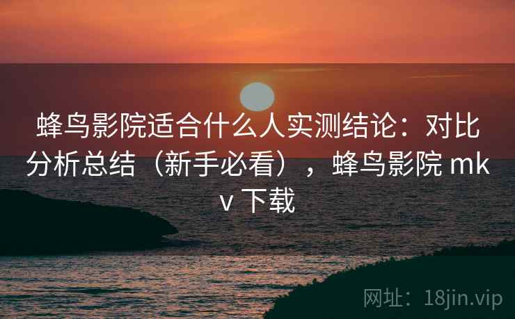 蜂鸟影院适合什么人实测结论：对比分析总结（新手必看），蜂鸟影院 mkv 下载  第1张