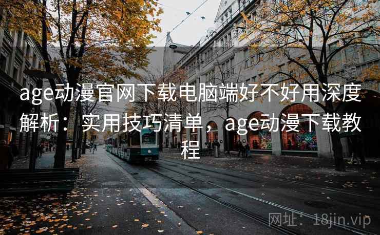 age动漫官网下载电脑端好不好用深度解析：实用技巧清单，age动漫下载教程  第2张