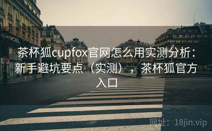 茶杯狐cupfox官网怎么用实测分析：新手避坑要点（实测），茶杯狐官方入口  第2张