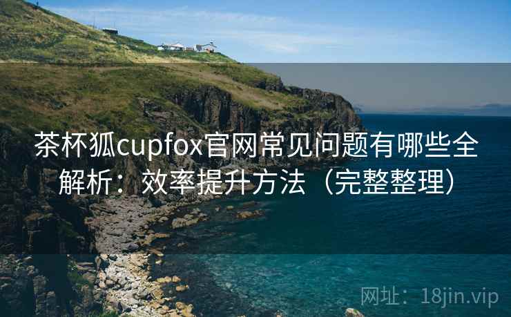 茶杯狐cupfox官网常见问题有哪些全解析：效率提升方法（完整整理）  第2张