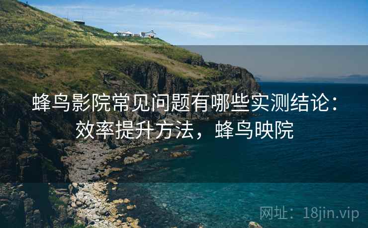 蜂鸟影院常见问题有哪些实测结论：效率提升方法，蜂鸟映院  第2张